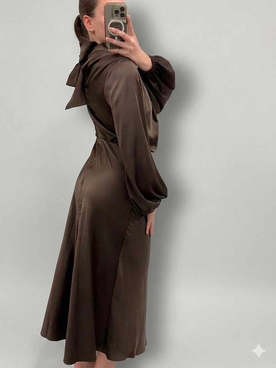 Parker Dress - Chocolate