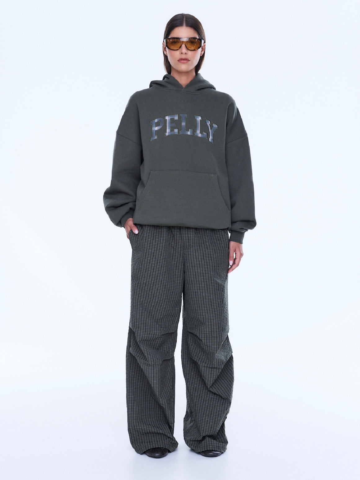 Cassie Oversized Hoodie - Olive