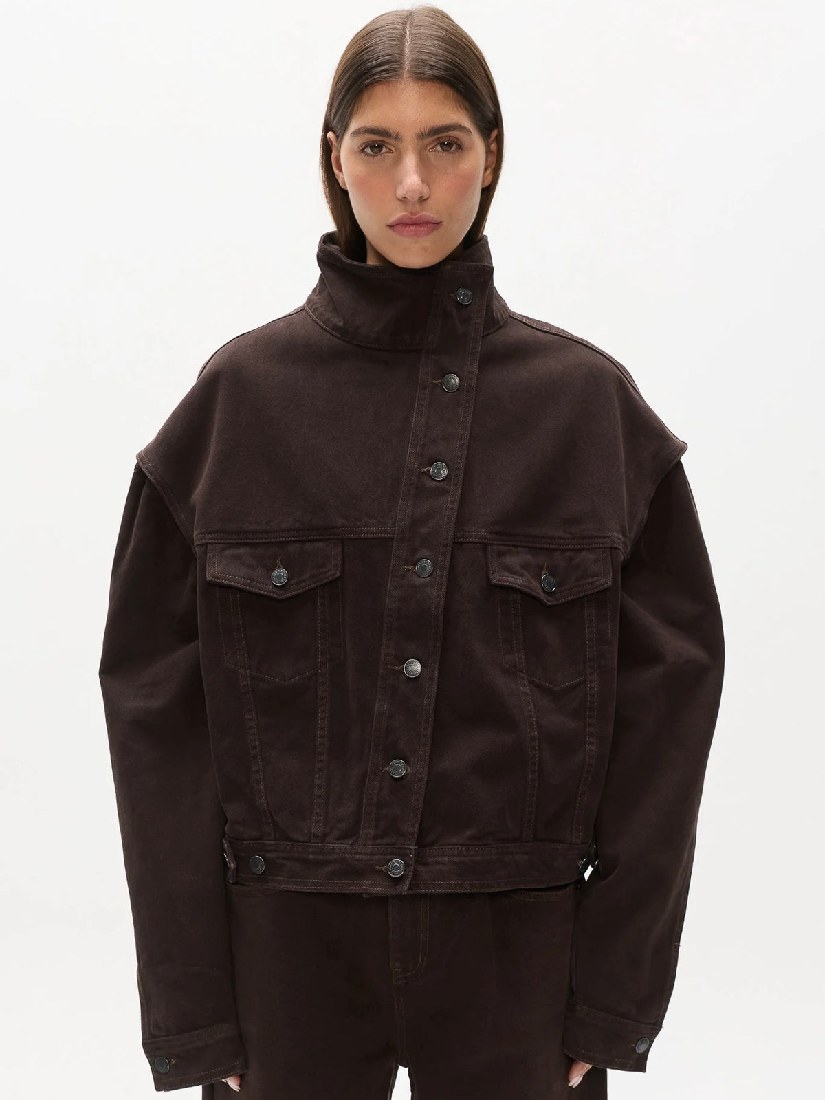 Loren Denim Jacket - Java Overdye