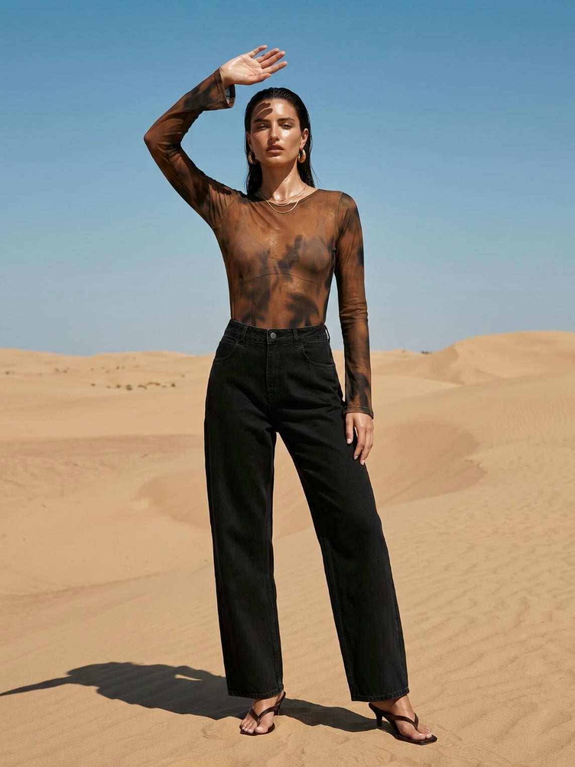 Ryann Mesh Top