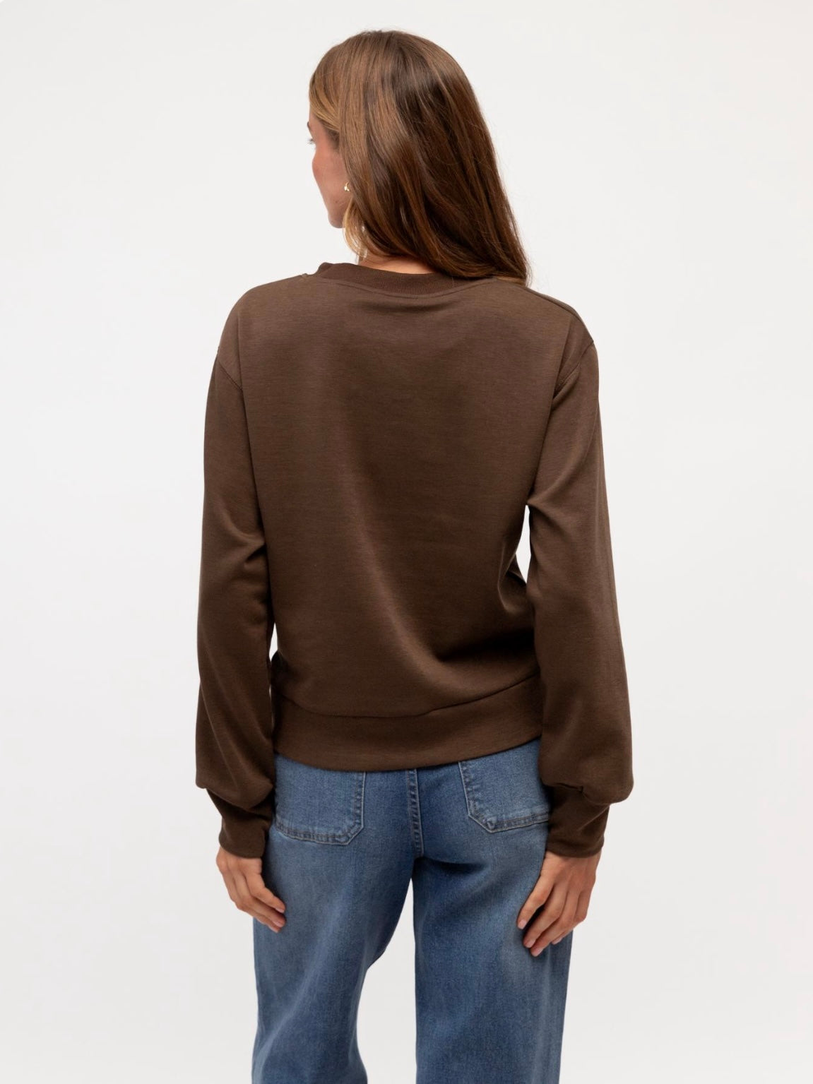 Milla Twist Sweat - Chocolate