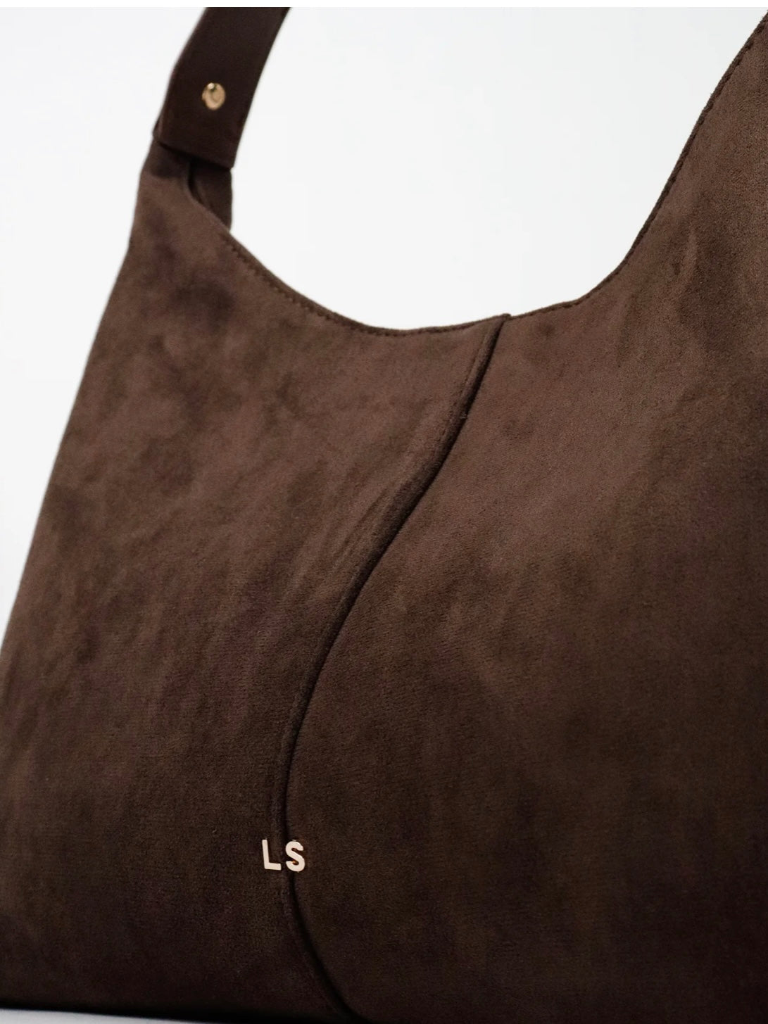 Remy Suede Bag - Chocolate