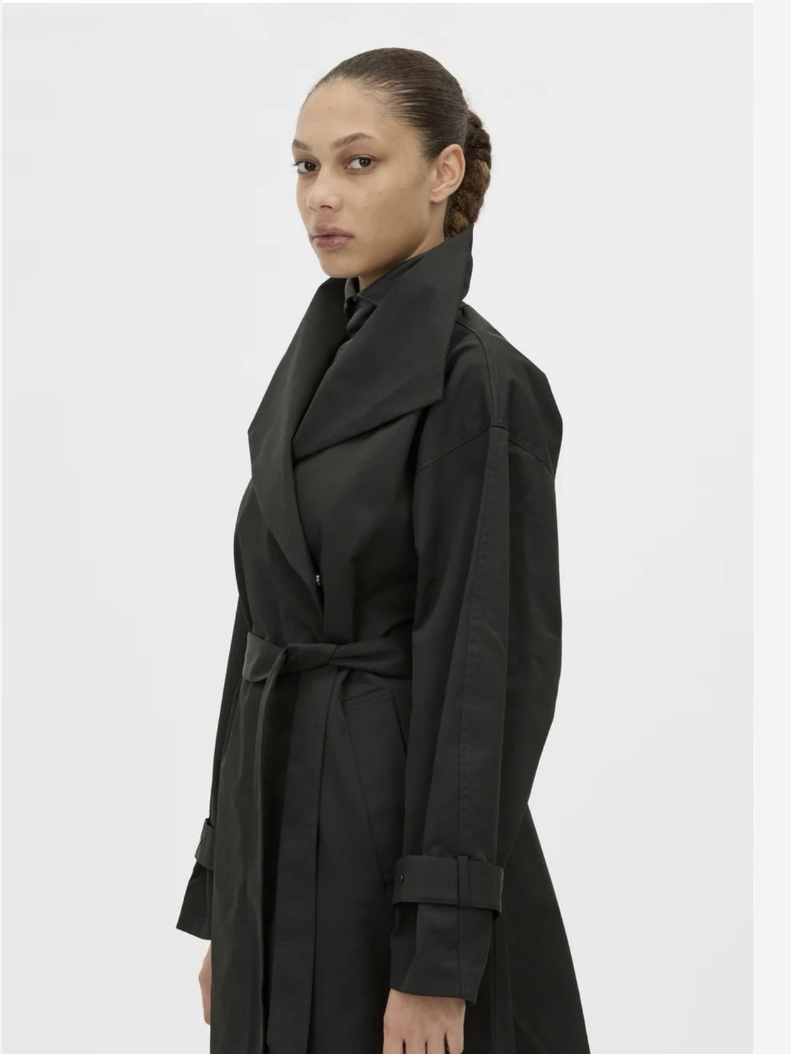 Gia Funnel Neck Coat