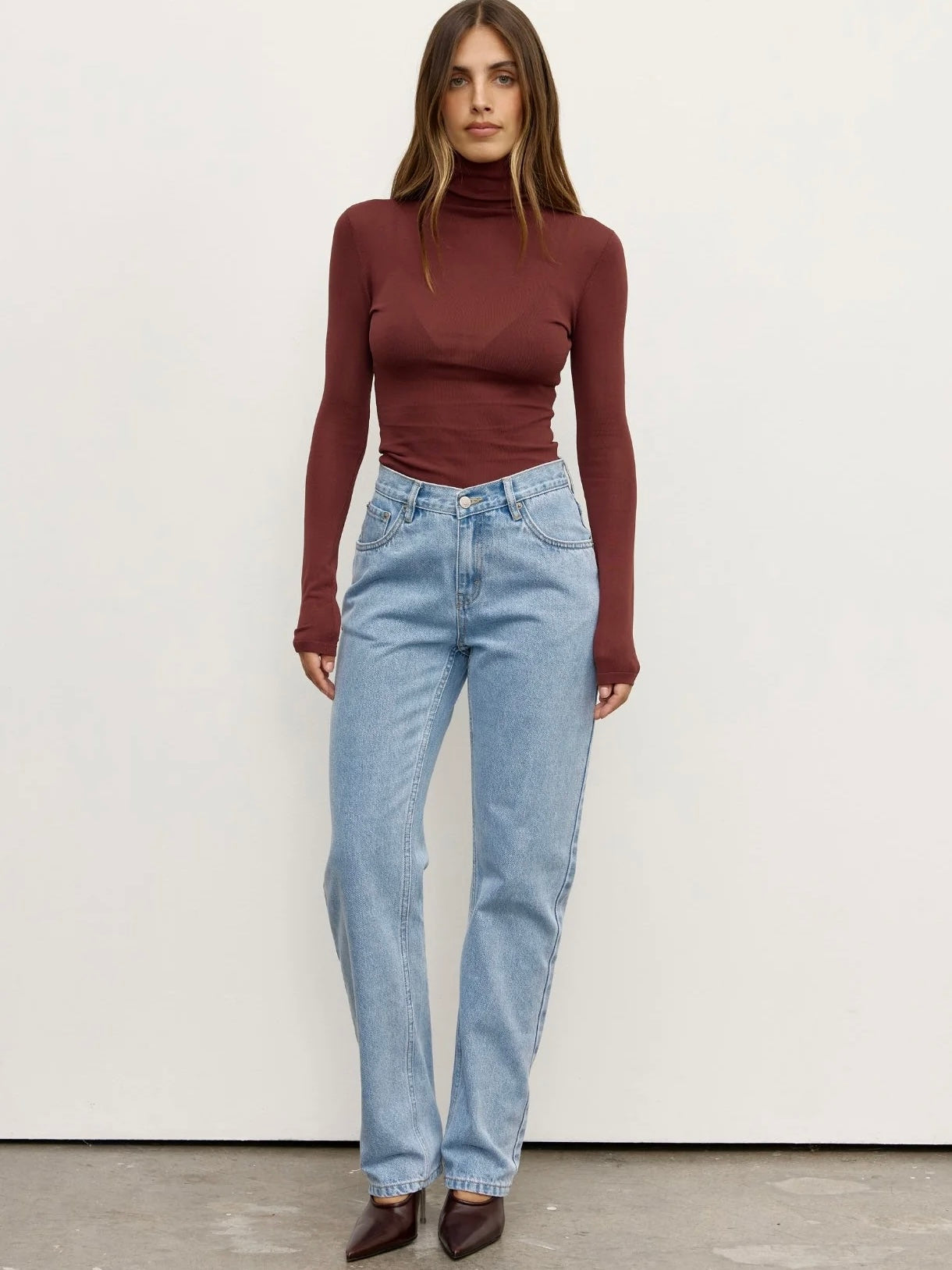 Airlie Top - Burgundy