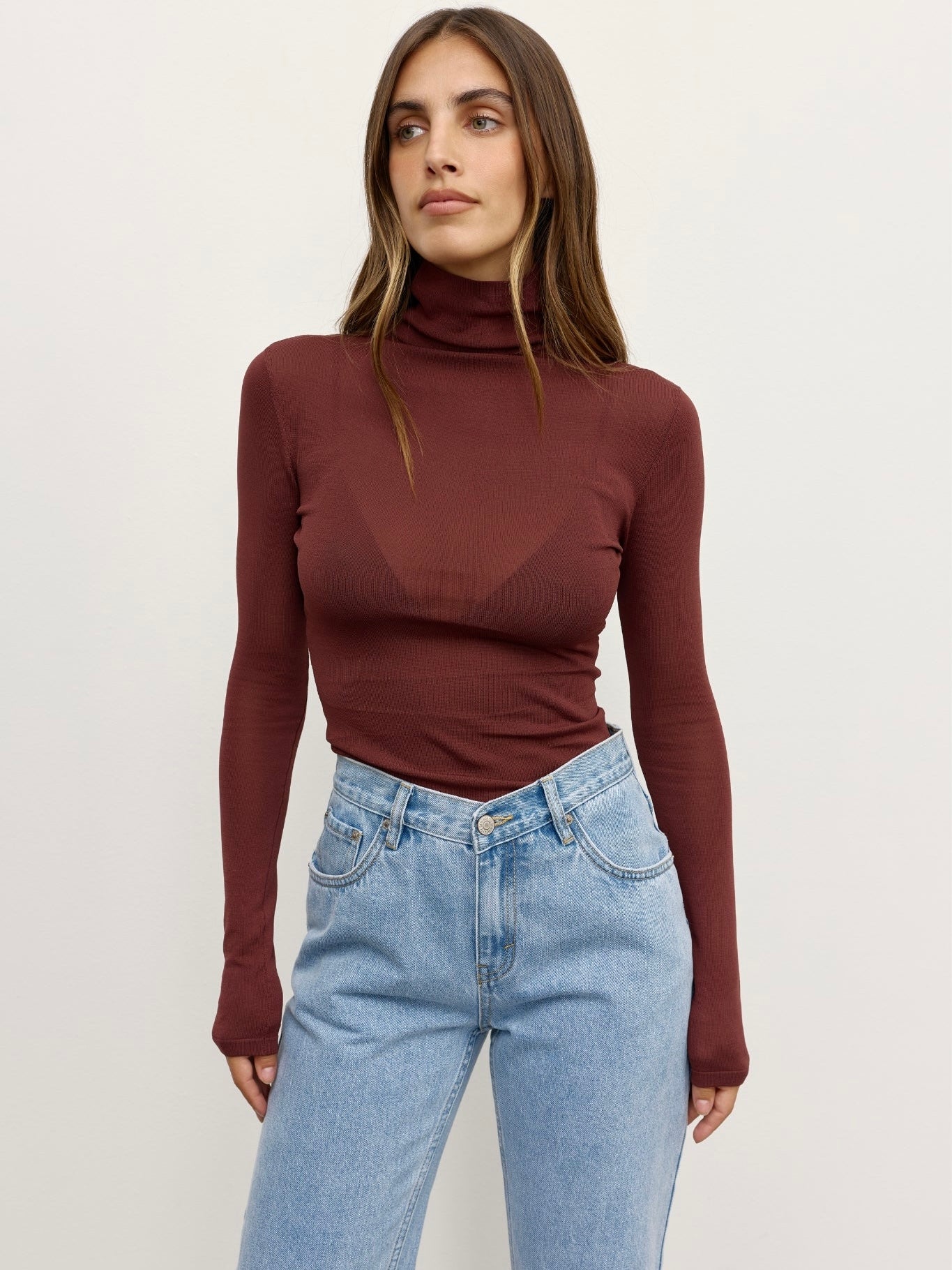 Airlie Top - Burgundy