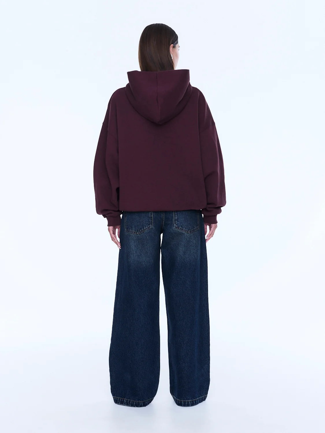 Cassie Oversized Hoodie - Cherry