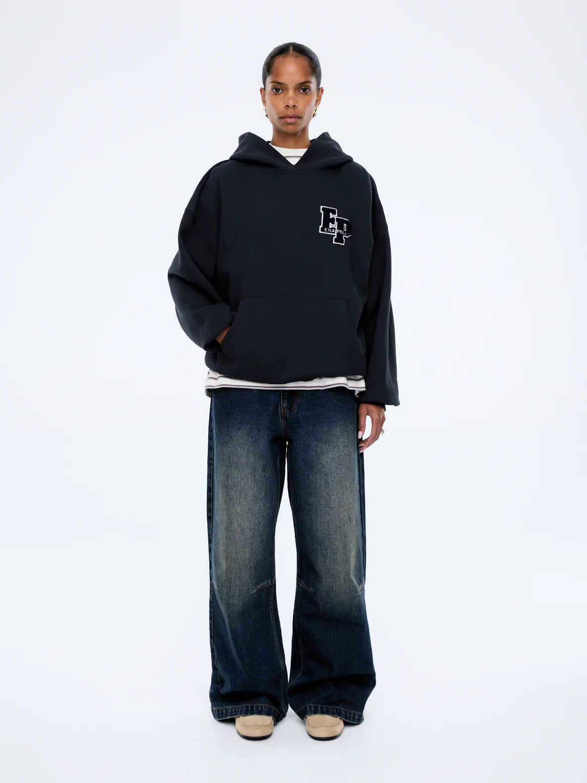 Cassie Oversized Hoodie - Midnight
