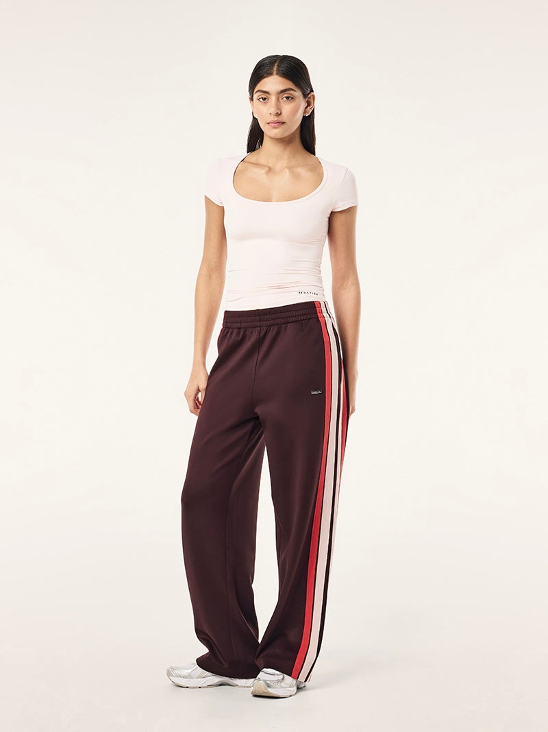 Man Down Track Pant - Dark Plum