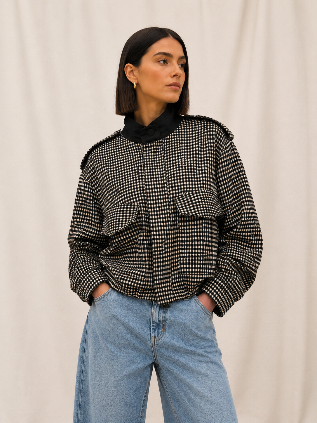 Leni Check Jacket