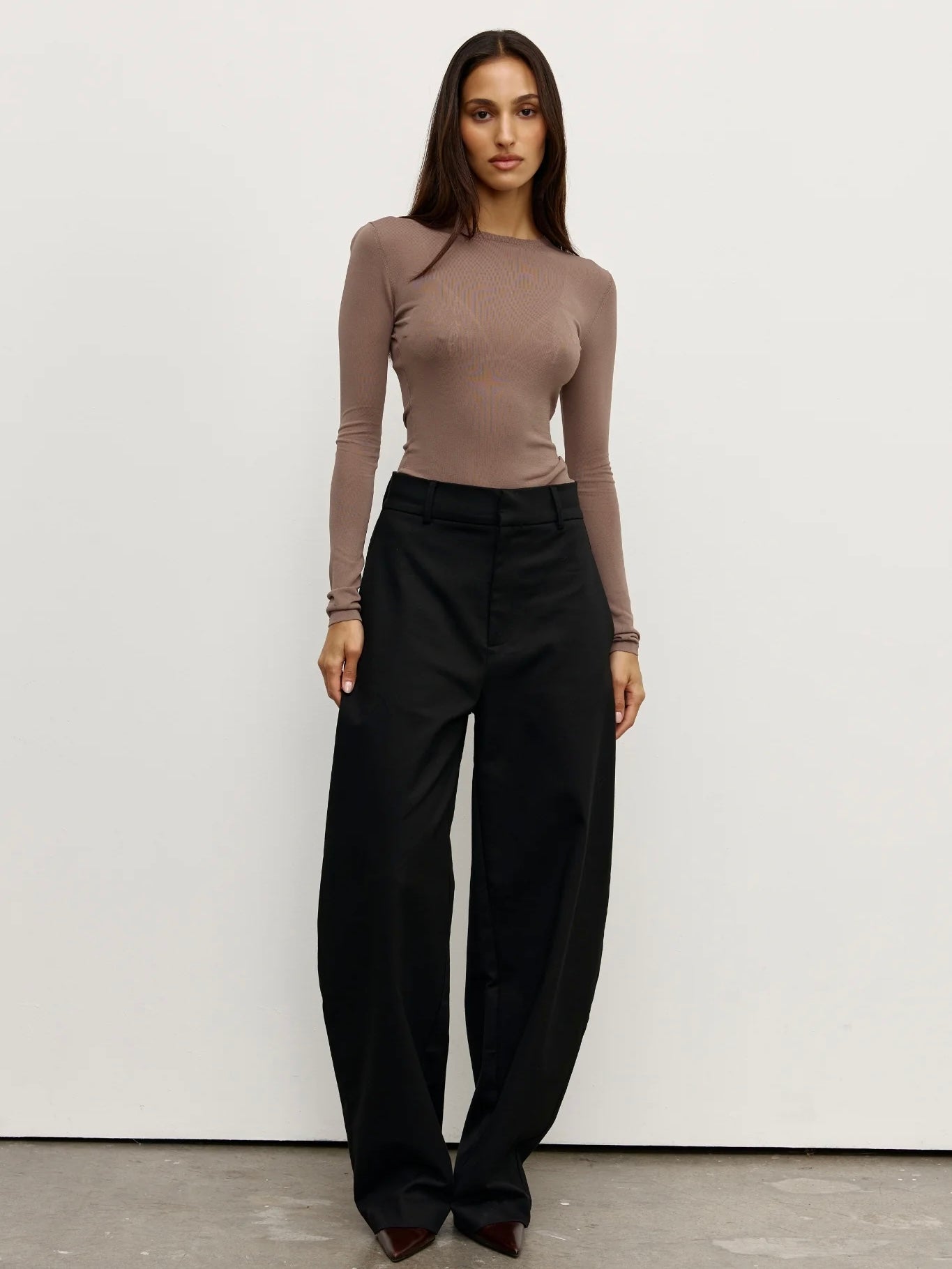 Stevie Top - Mouse Grey