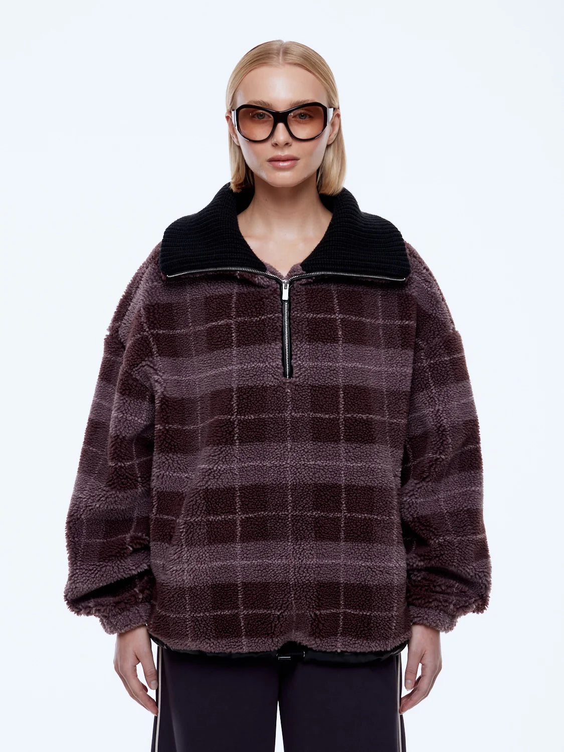 Winnie Qtr Zip - Check