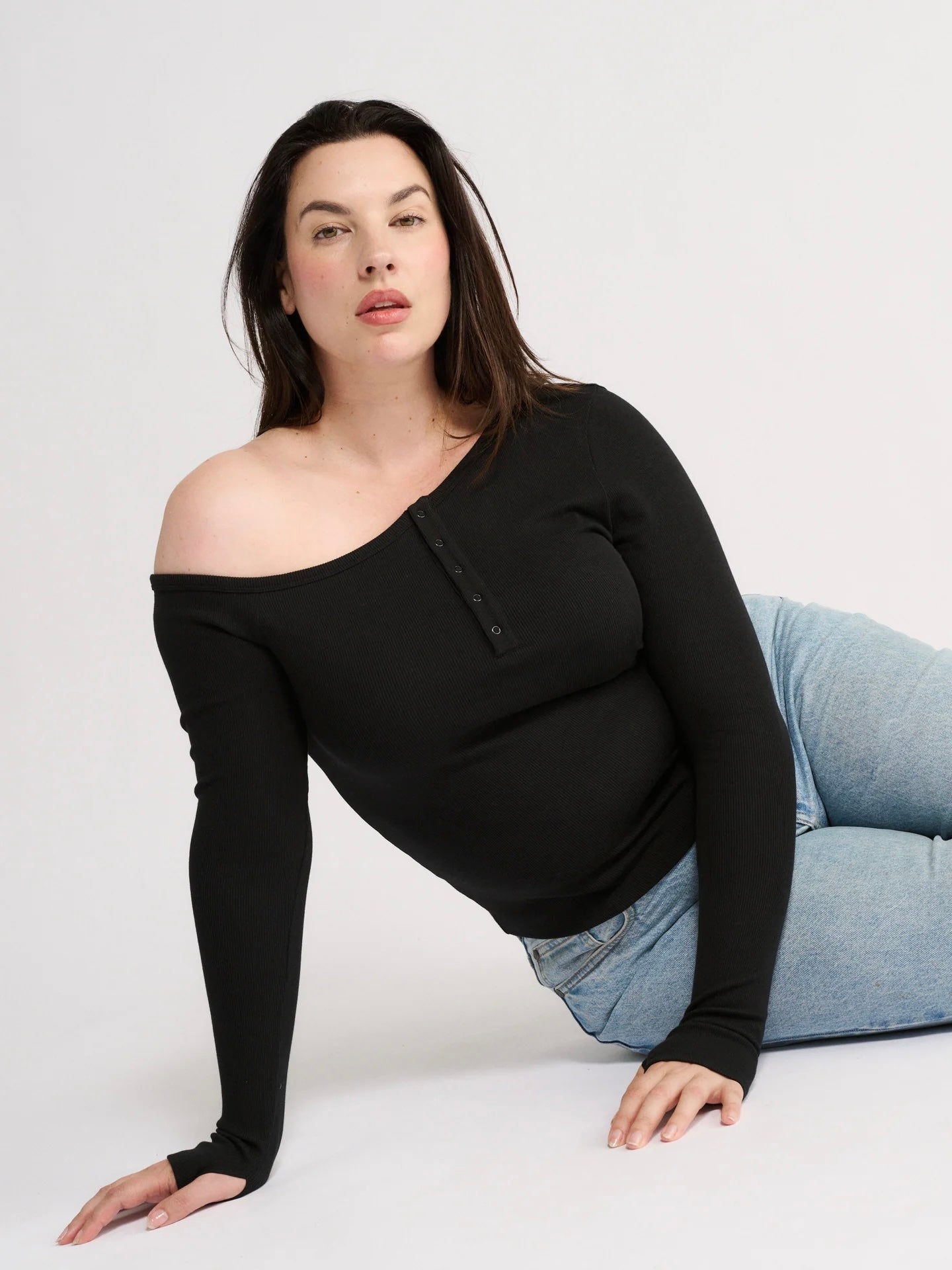 Cobie Off Shoulder Top - Black