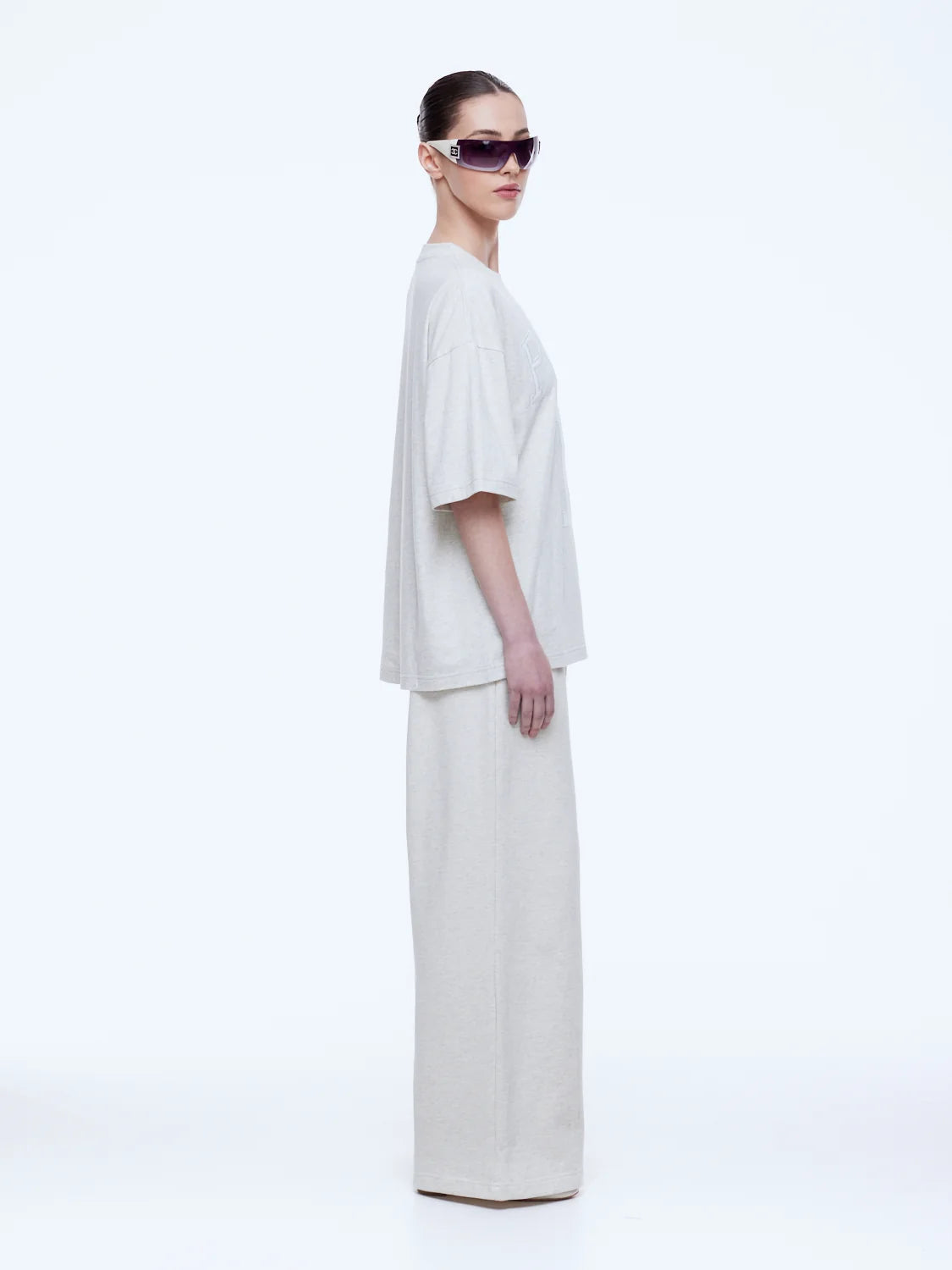 Maeve Relaxed Tee - Oat Marle