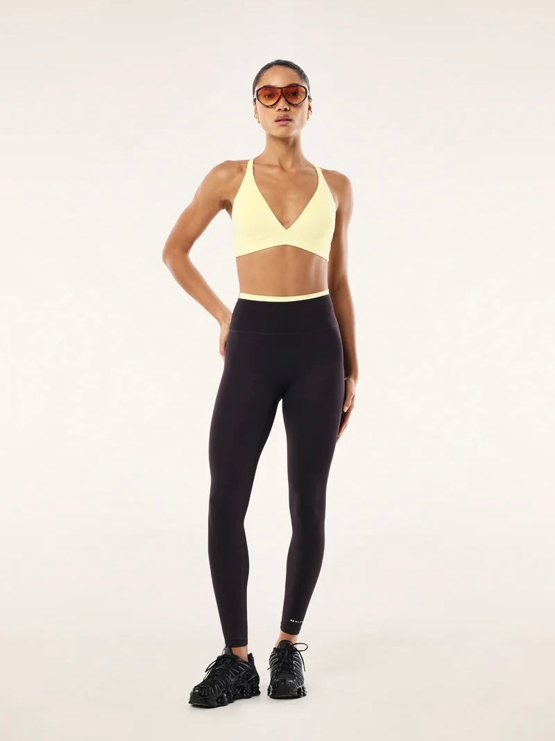 Vita Legging - Bean / Soft Yellow