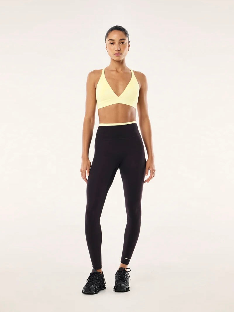 Vita Legging - Bean / Soft Yellow