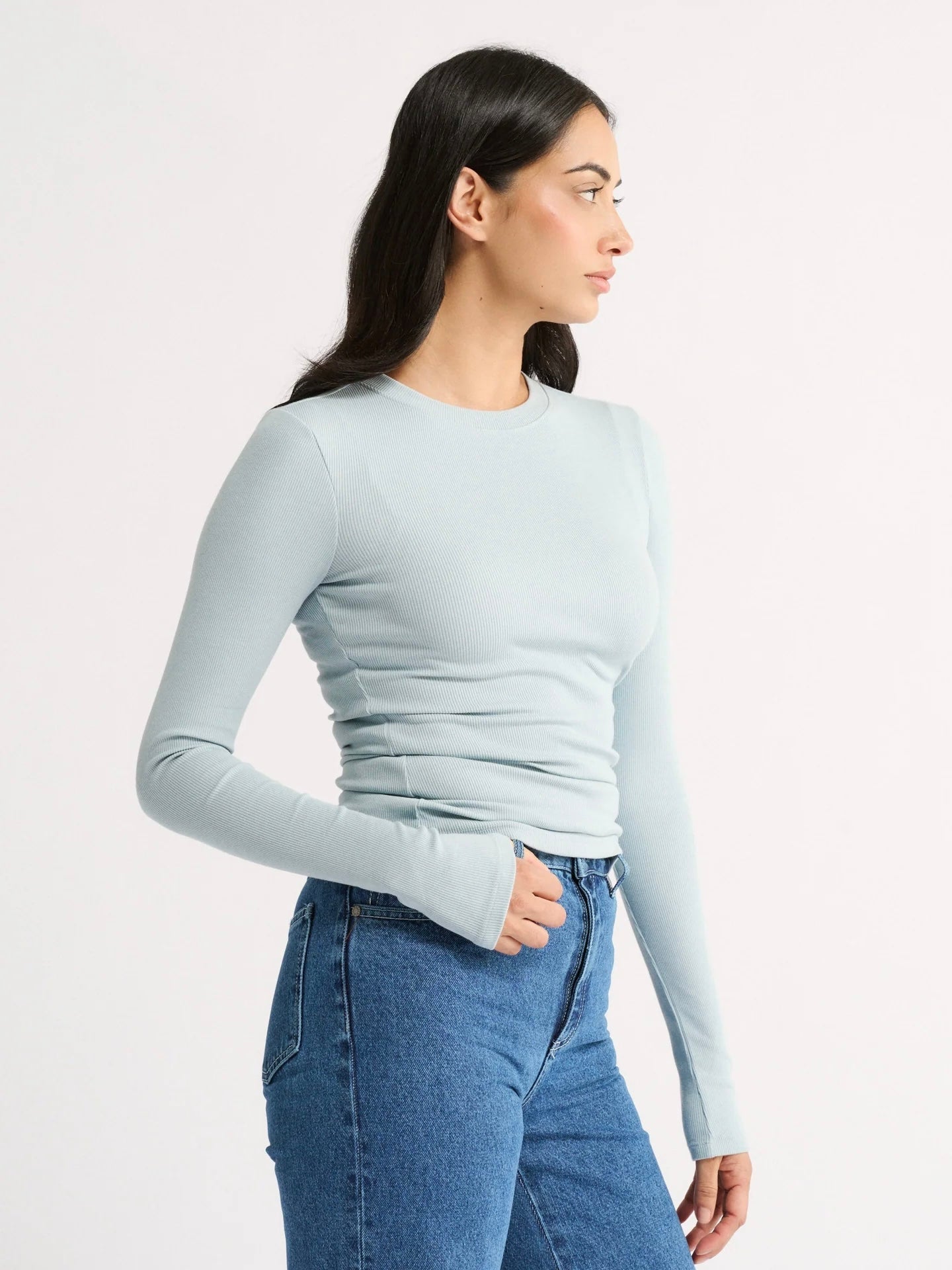 Carina Top - Stone Blue