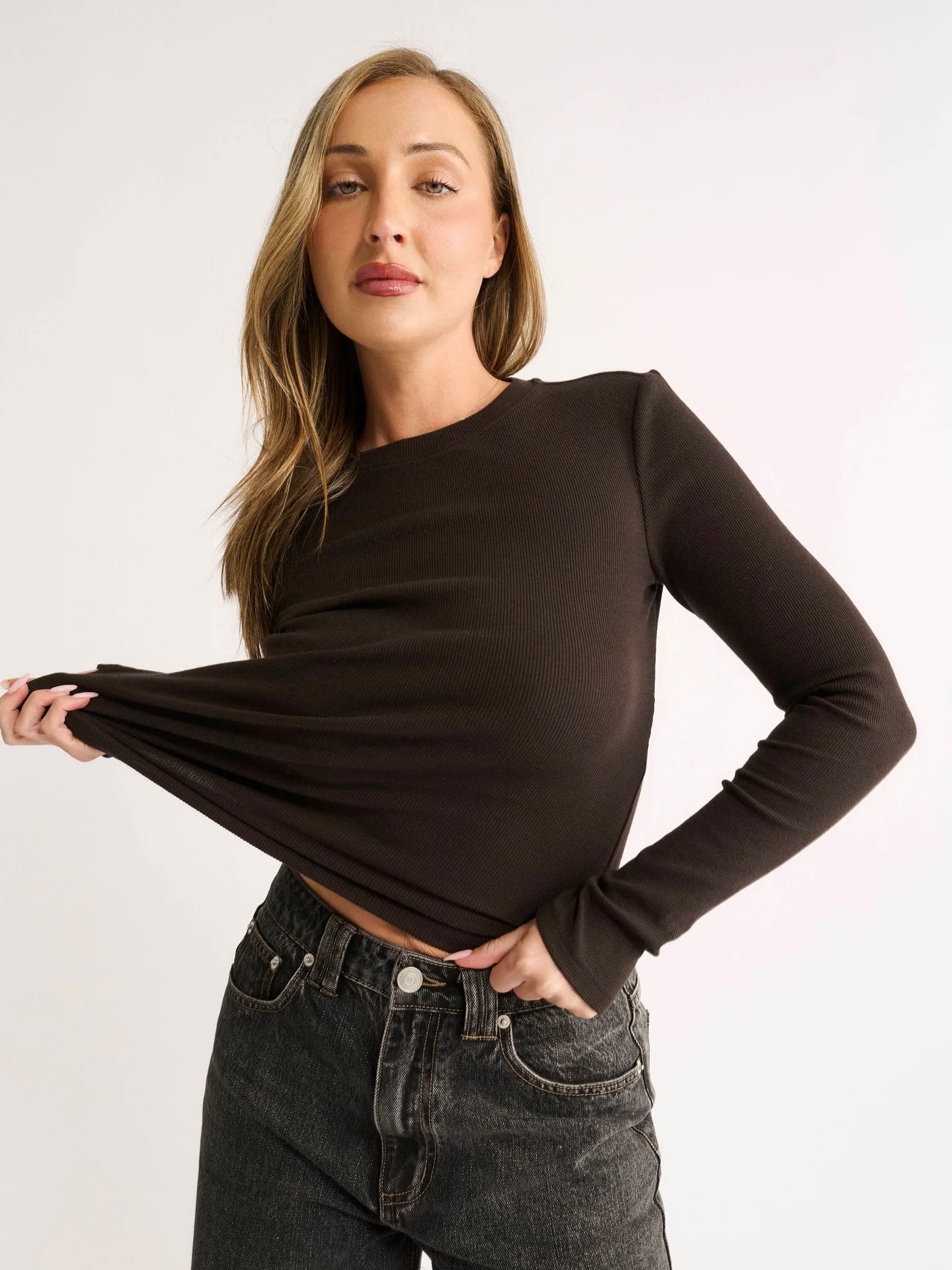 Carina Top - Chocolate
