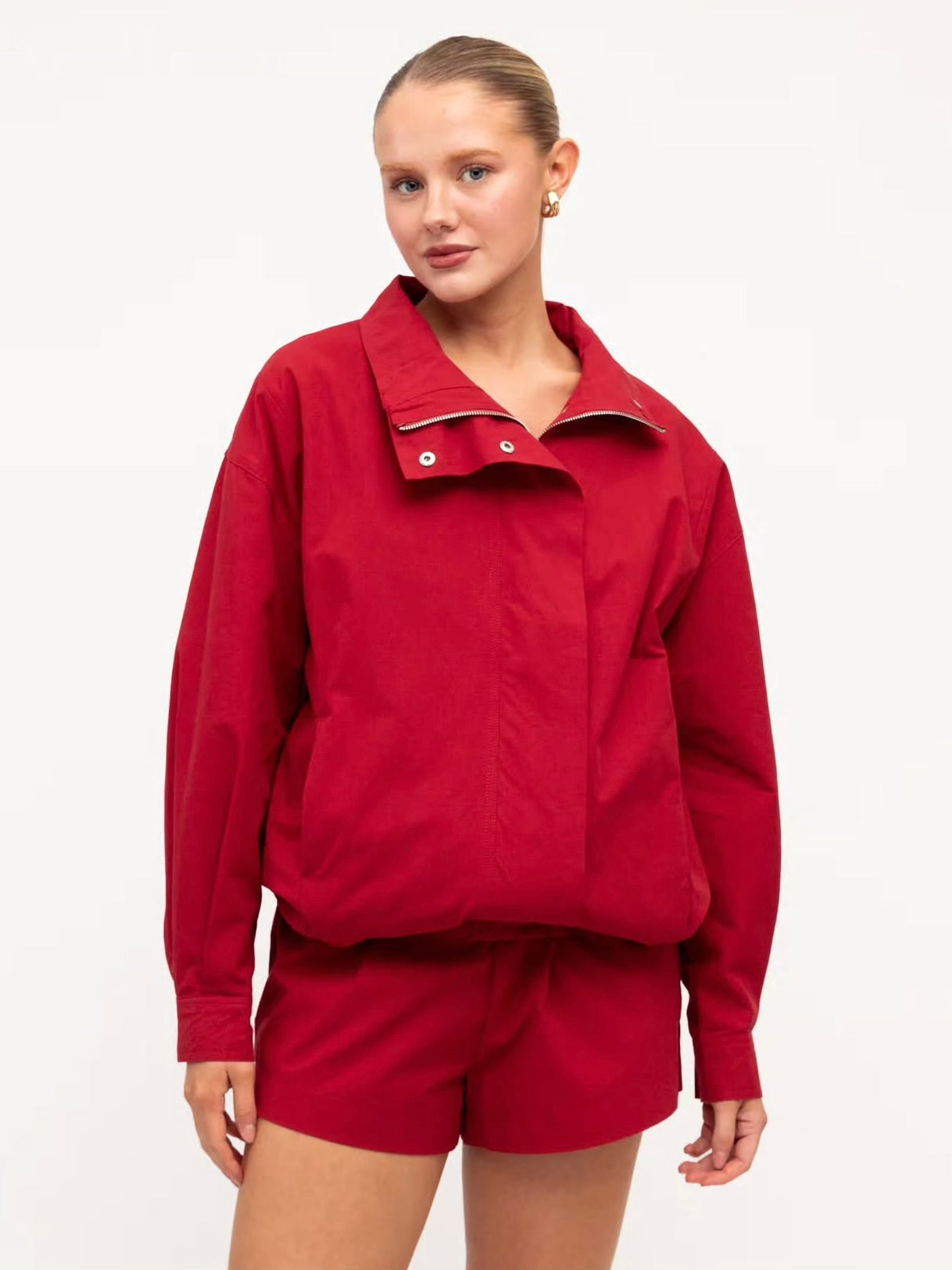 Selena Track Jacket - Red