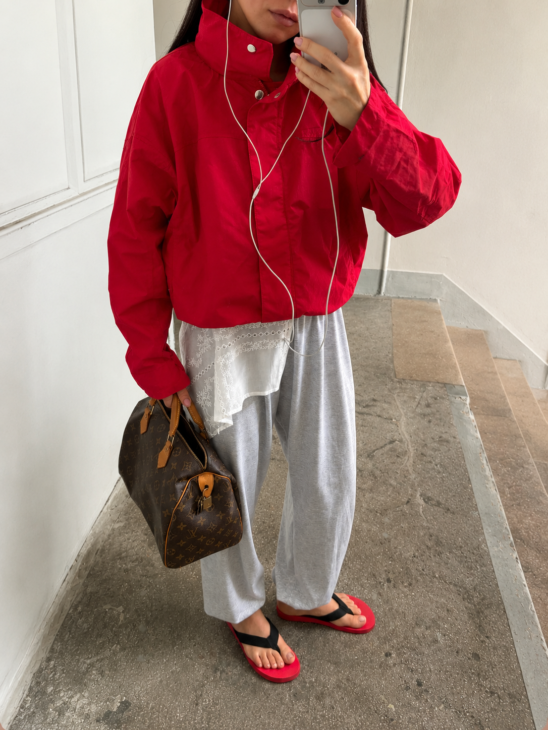 Selena Track Jacket - Red
