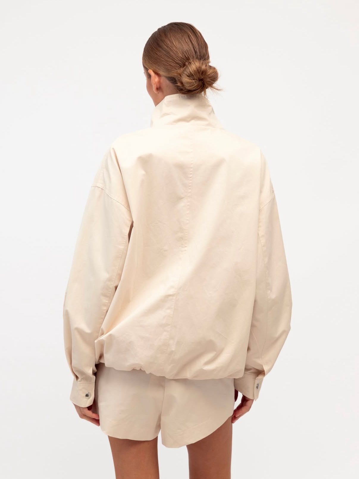 Selena Track Jacket - Ecru