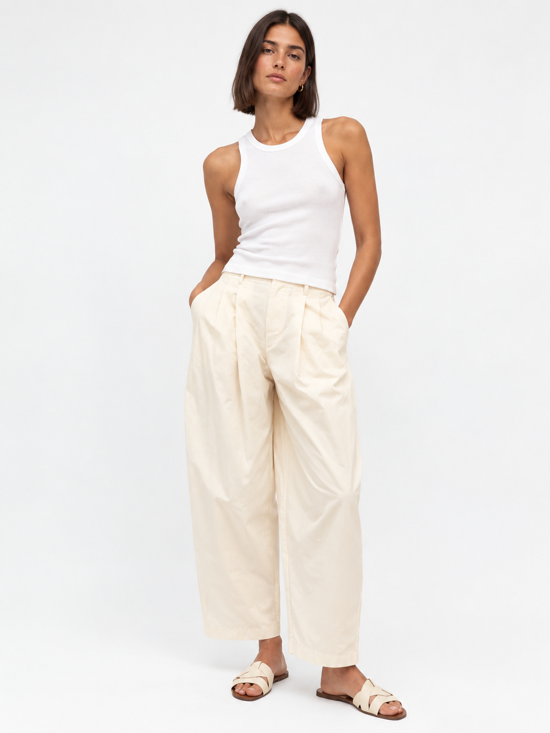 Darcey Pant - Ivory