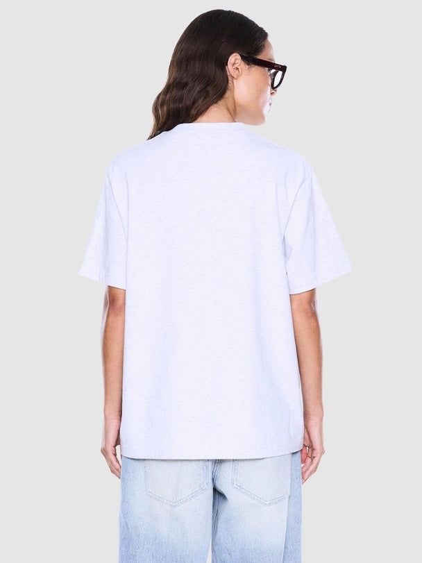 Sophia Relaxed Tee - White Marle