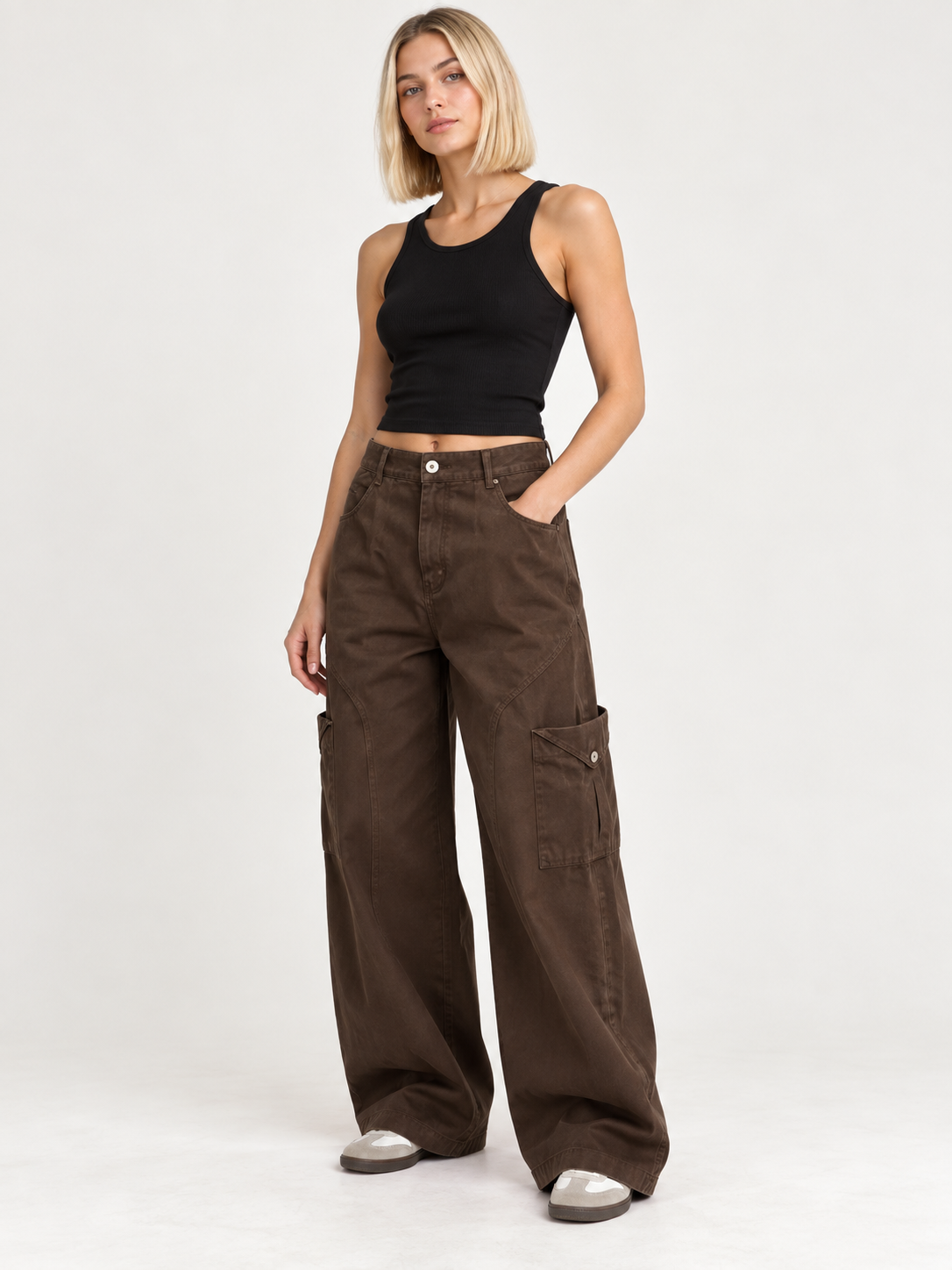 Liv Cargo Pant - Chocolate