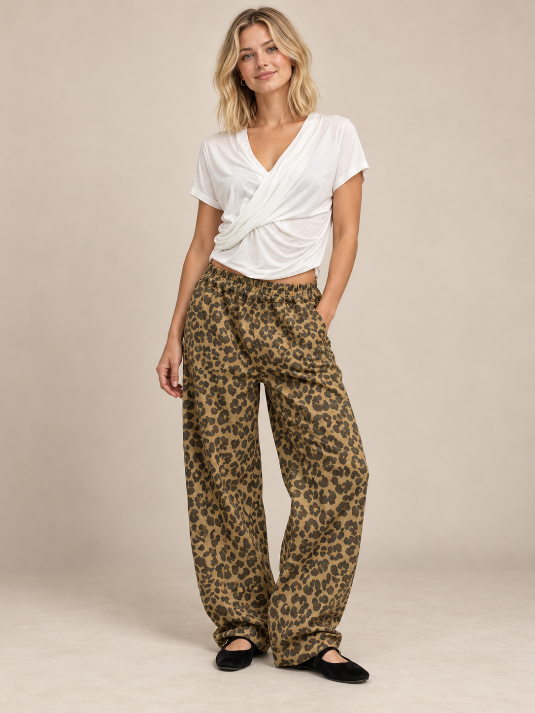 Olivia Leopard Jeans