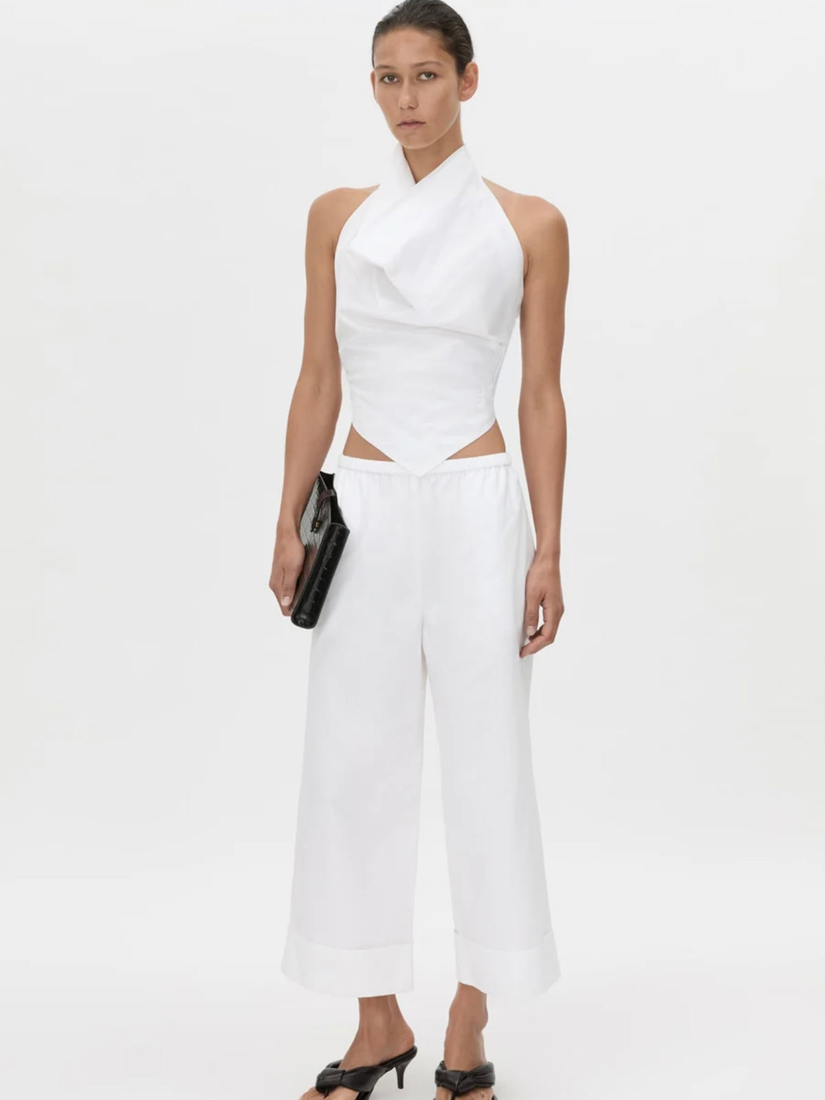 Onesto Wide Leg Pant - Soft White