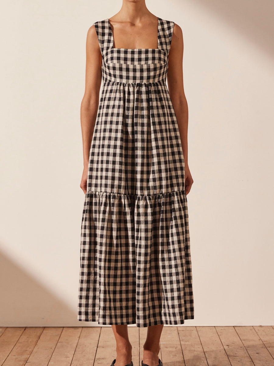 Aimee Open Back Midi Dress