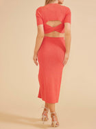 Charly Knit Top Red