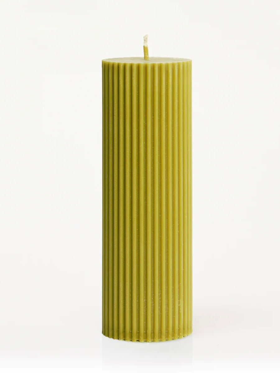 Pillar Olive Candle