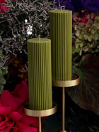 Pillar Olive Candle