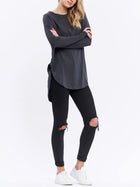 Long Sleeve Teardrop Tee Ashalt