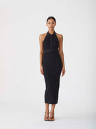 Drake Midi Dress Black