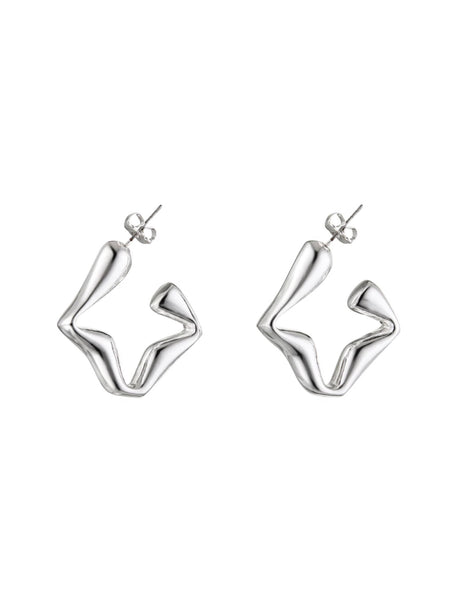 Stella Hoops Silver