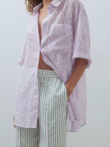 Diego Pant Purple Green