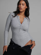 Lara Bodysuit Grey Marle