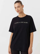 Asher Tee Black w Stone