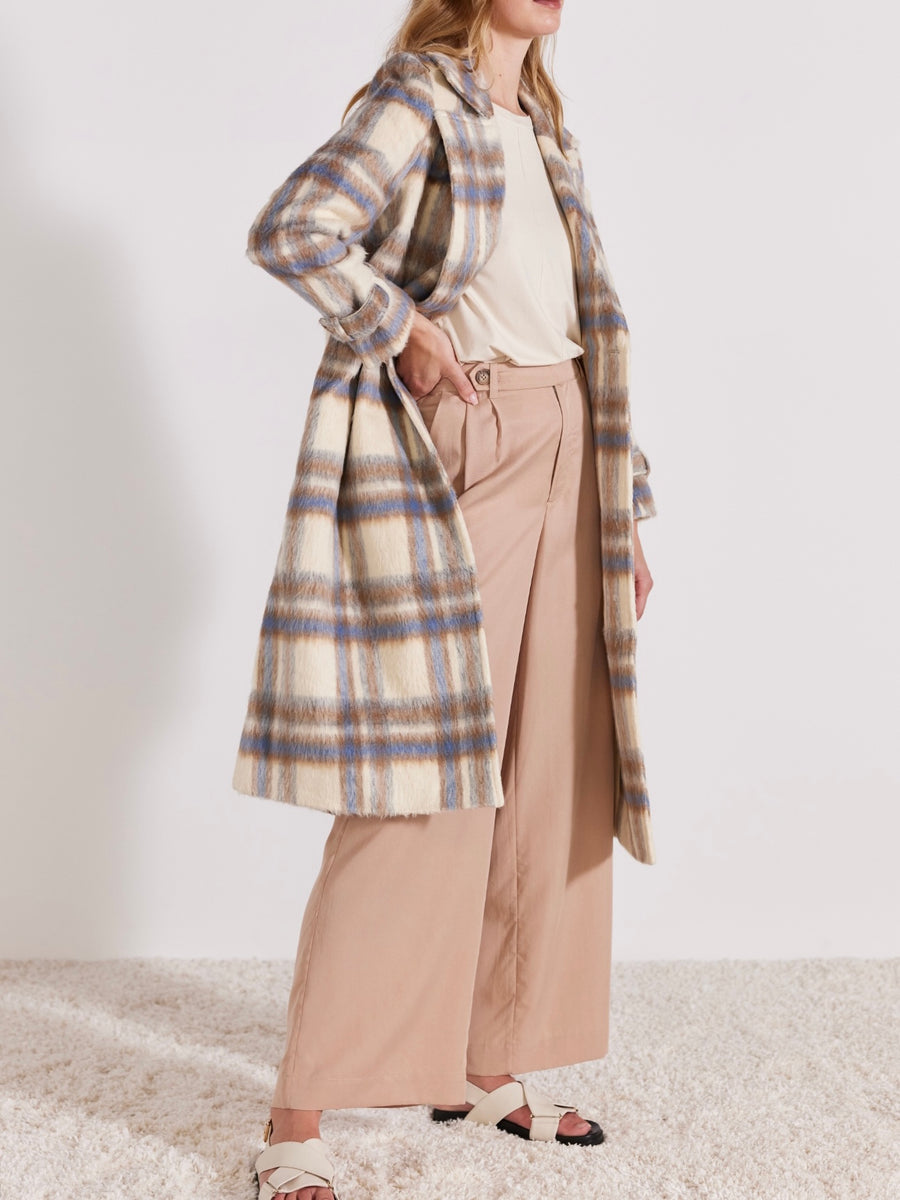 Keaton Check Coat