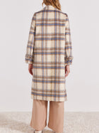 Keaton Check Coat