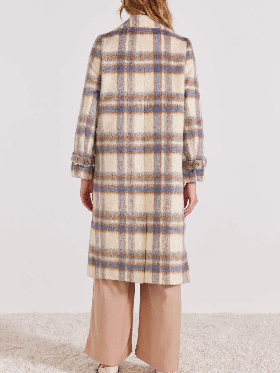 Keaton Check Coat