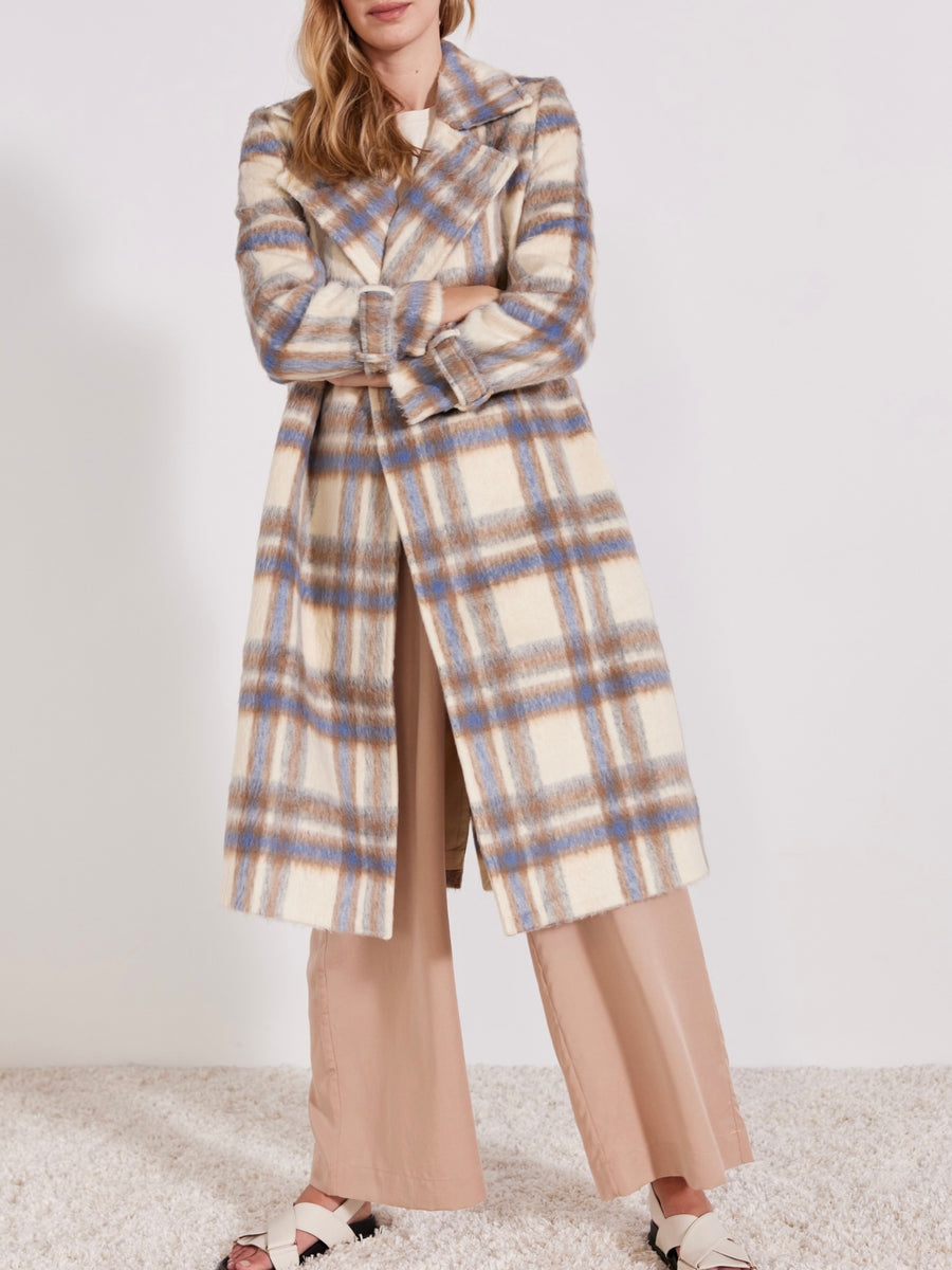 Keaton Check Coat