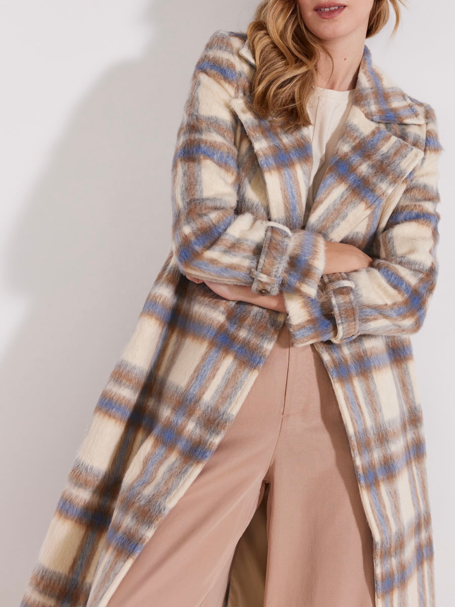Keaton Check Coat