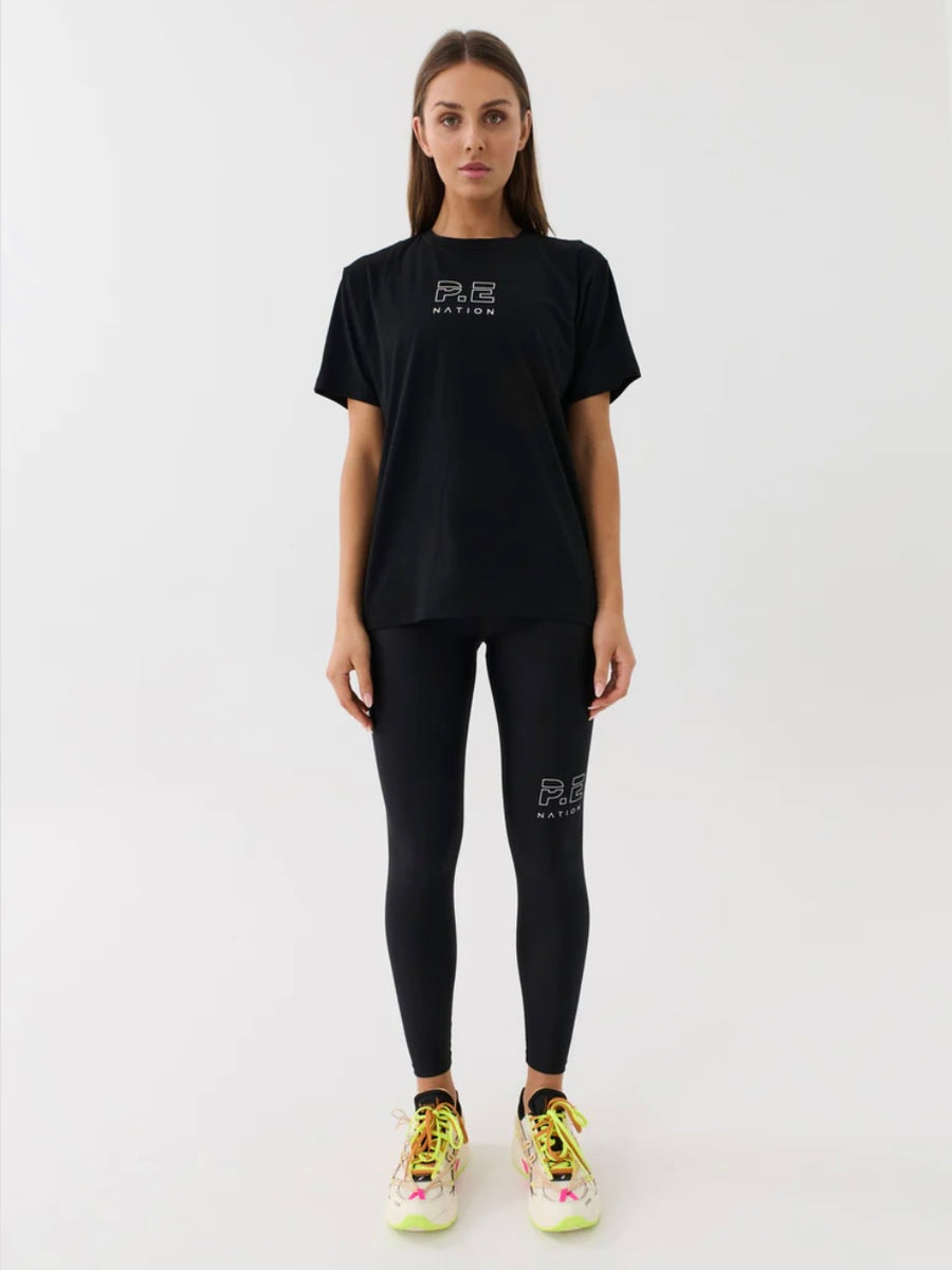 Heads Up Tee Black