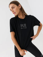 Heads Up Tee Black