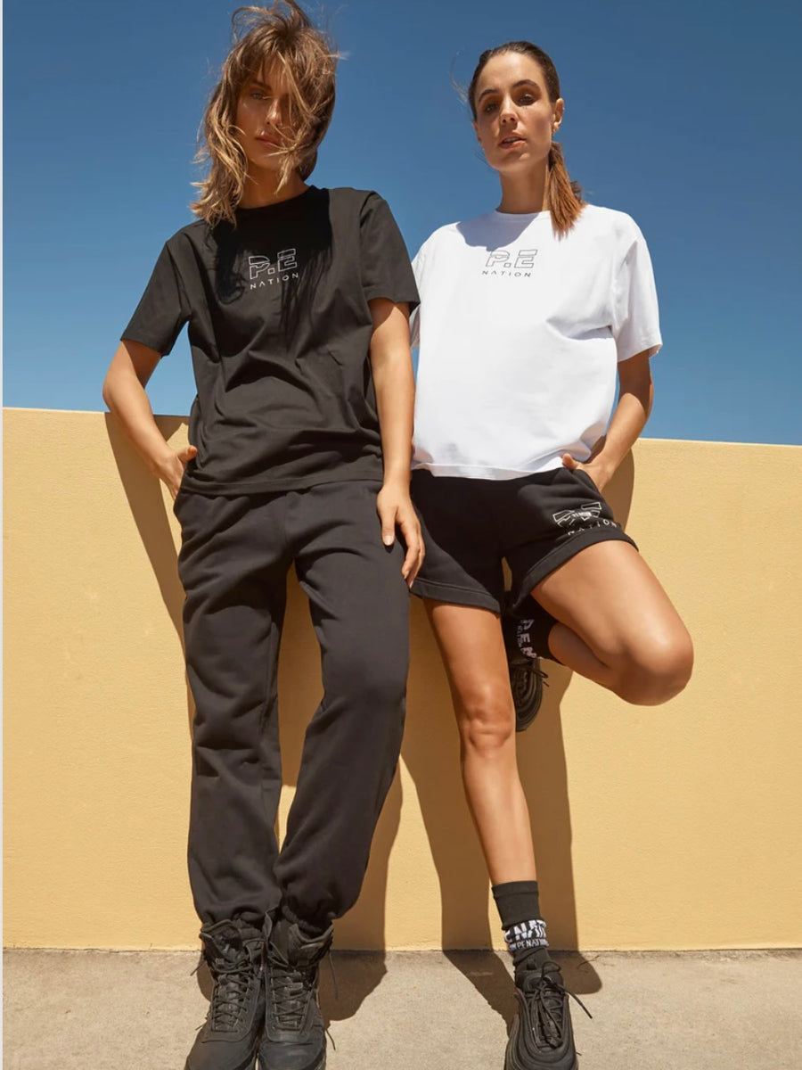Heads Up Tee Black